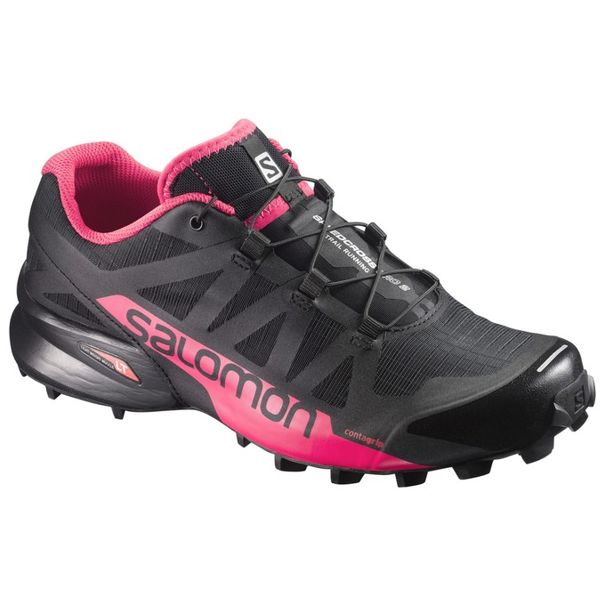 Zapatillas Trail Running Salomon Mujer Negras / Rosas - Salomon Argentina SPEEDCROSS PRO 2 W ,964780